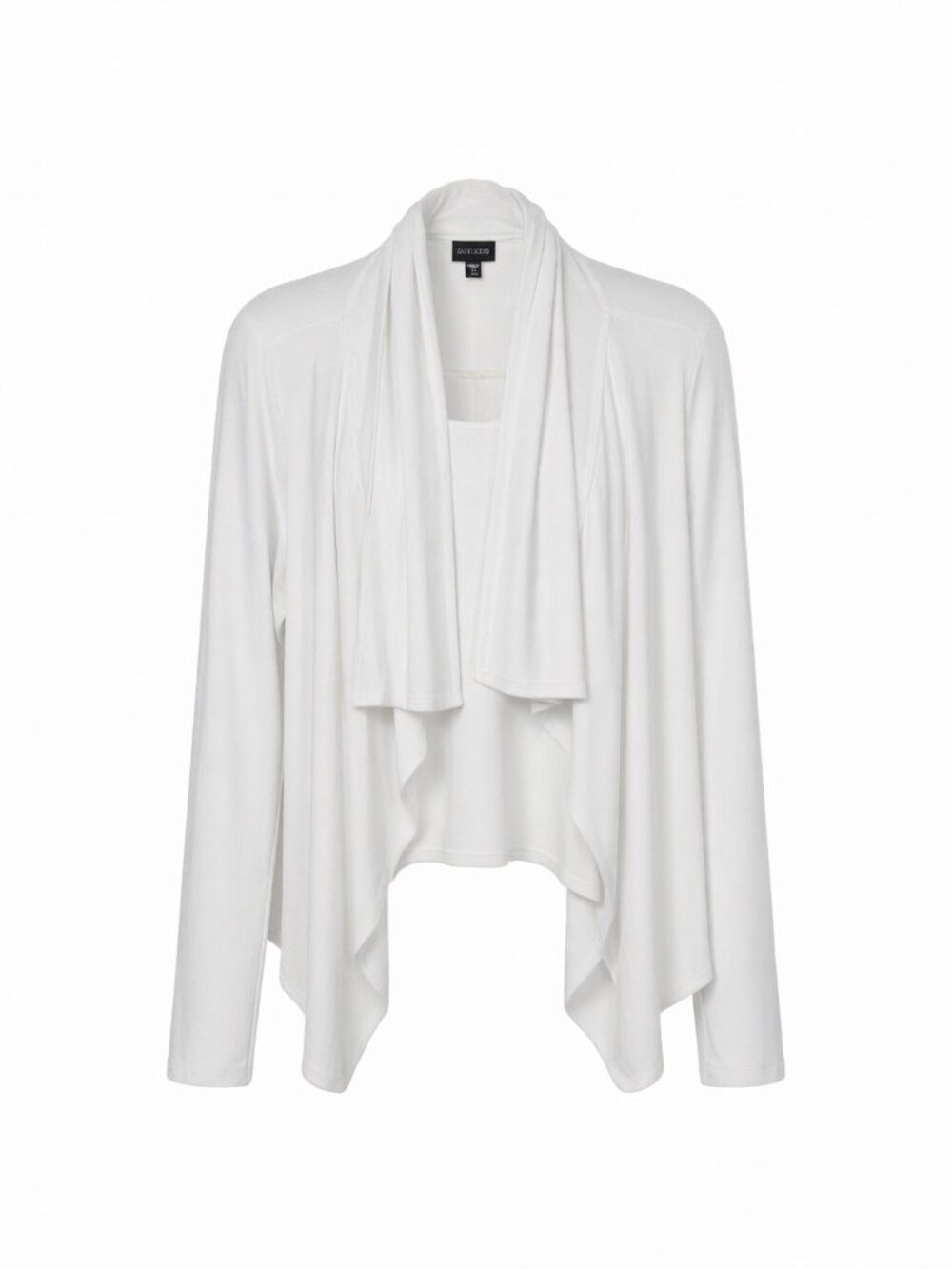 Karen Kane Women's Cardigan White XL Long Sleeve Polyester
